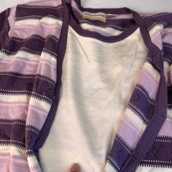 Alfred Dunner Cardigan Sweater Womens Size 3X Acrylic Casual Cozy See Details - Picture 6 of 8